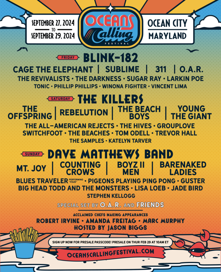 Oceans Calling Music Festival Line-up