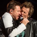 Simon le Bon and John Taylor of Duran Duran by LJ Moskowitz